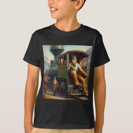 ビッグフット鉄道技師 Tシャツ (正面)