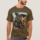 ビッグフット鉄道技師 Tシャツ (正面)