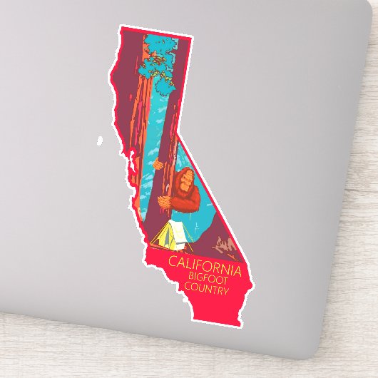 ビッグフット隠れセコイア国立公園1938 シール (詳細)