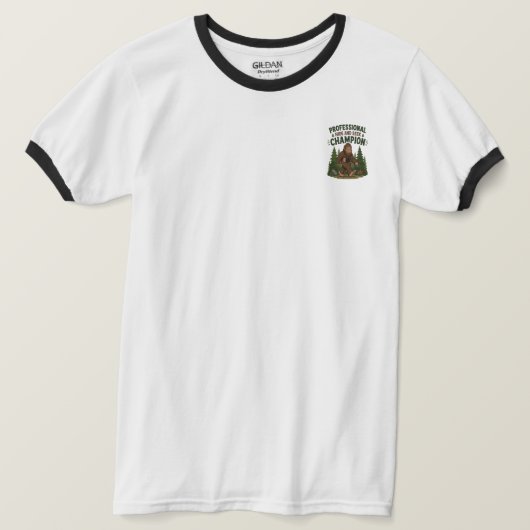 ビッグフット隠れチャンピオン Tシャツ (デザイン正面)