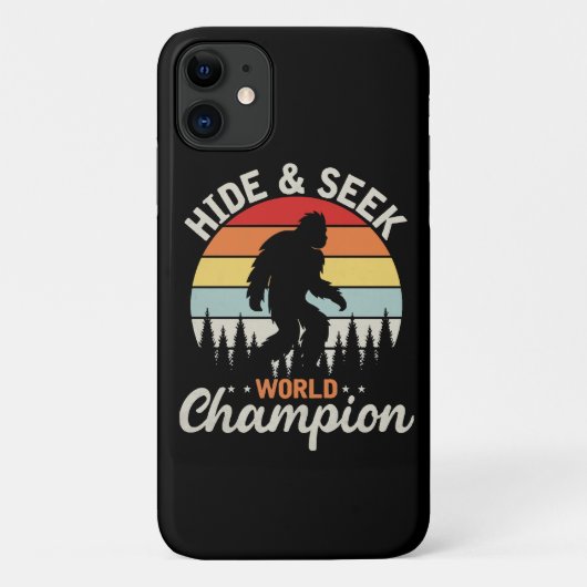 ビッグフット隠れ探し世界チャンピオン Case-Mate iPhoneケース (裏面)