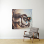 ビッグフット飛行士 タペストリー (インサイチュ(横))