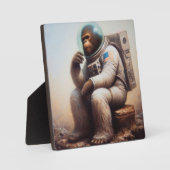 ビッグフット飛行士 フォトプラーク (正面)