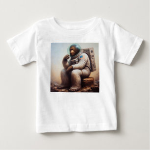 ビッグフット飛行士 ベビーTシャツ