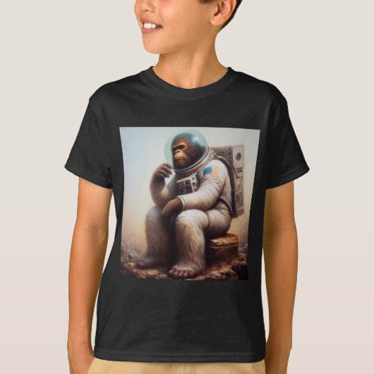 ビッグフット飛行士 Tシャツ (正面)