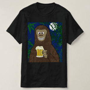 ビッグフット飲み Tシャツ