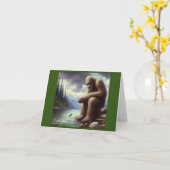 ビッグフット魚釣り カード (黄色い花)