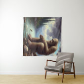 ビッグフット魚釣り タペストリー (インサイチュ(横))