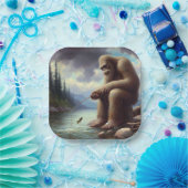 ビッグフット魚釣り ペーパープレート (パーティー)