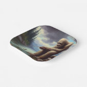 ビッグフット魚釣り ペーパープレート (傾斜あり)