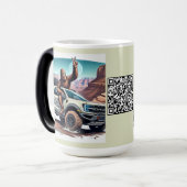 ビッグフット24ブロンコでグランドキャニオンにヒット モーフィングマグカップ (正面左)