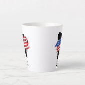 ビッグフット4日7月b カフェラテマグ (正面)