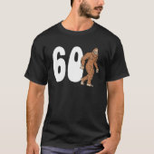 ビッグフット60th第60回誕生日サスカッチ60年 tシャツ (正面)