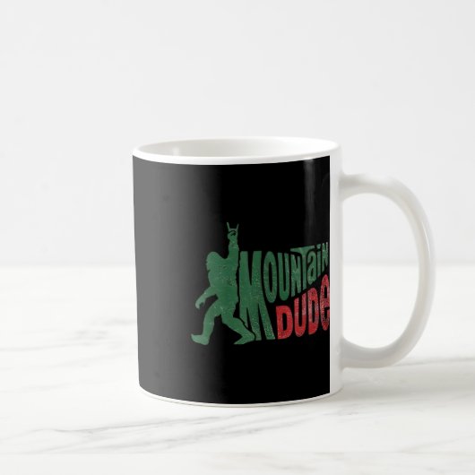 ビッグフット おもしろ 登山 デザイン コーヒーマグカップ (右)