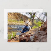 "ビッグフット"の休日カード シーズンポストカード (正面/裏面)