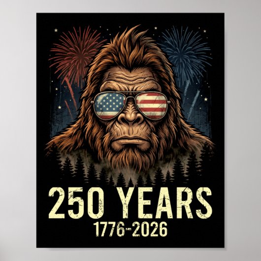 ビッグフット アメリカ 花火 4th of july 250 ポスター (正面)