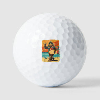 ビッグフット アロハ ハワイアン サーフィン トロピカル ビーチ ゴルフボール