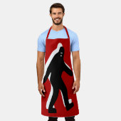 ビッグフット エプロン (着用した状態)