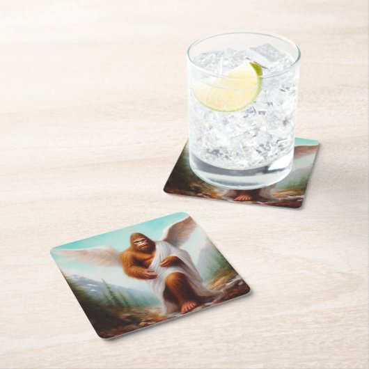 ビッグフット・エンジェル スクエアペーパーコースター (インサイチュ)