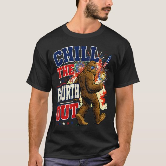 ビッグフット キャンプ 4th of July Tシャツ (正面)