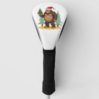 ビッグフット クリスマスツリー サンタ帽子 (4) ゴルフヘッドカバー