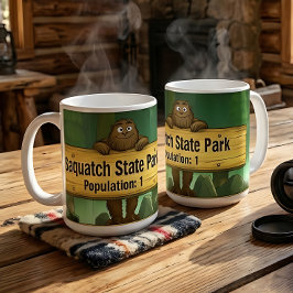ビッグフット コーヒーマグ Sasquatch State Park コーヒーマグカップ