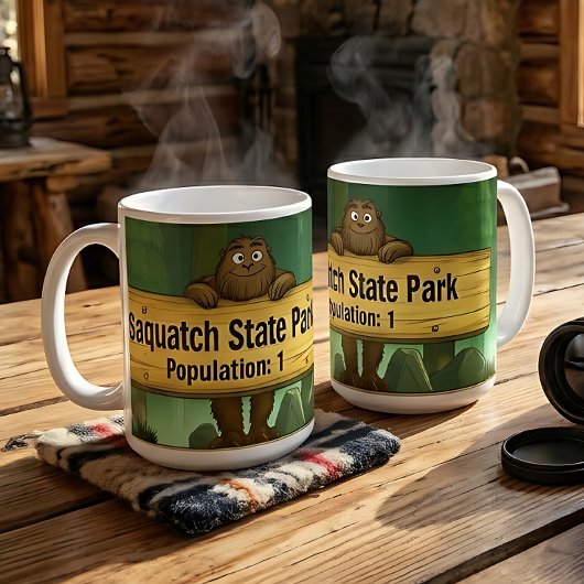 ビッグフット コーヒーマグ Sasquatch State Park コーヒーマグカップ