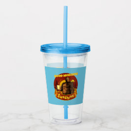 ビッグフット コーヒー ユーモア アート グッドモーニングサンシャイン アクリルタンブラー