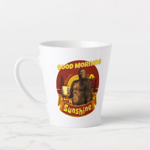 ビッグフット コーヒー ユーモア アート グッドモーニングサンシャイン カフェラテマグ