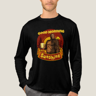 ビッグフット コーヒー ユーモア アート グッドモーニングサンシャイン トライブレンドTシャツ
