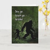 ビッグフット・ゴッチャ・デー カード (黄色い花)