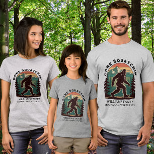 ビッグフット サクッチン マッチング ファミリー バケーション Tシャツ