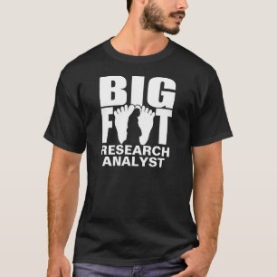 ビッグフット/サスカッチの研究の分析者のワイシャツ Tシャツ
