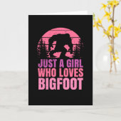 ビッグフット·サスカッチ カード (黄色い花)