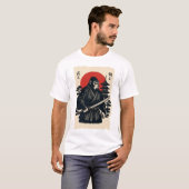 ビッグフット サスカッチ サムライ 刀 Tシャツ (正面フル)