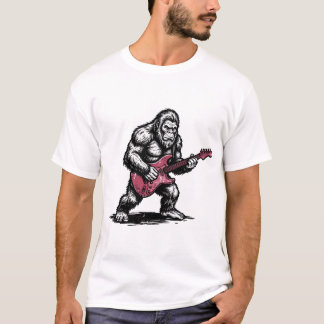 ビッグフット サスクワッチ エレキギター Tシャツ