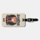 ビッグフット サスクワッチ ファニー スクワッチー フォレスト ヴィンテージ ラゲッジタグ (正面横)