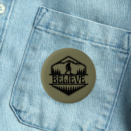 ビッグフット サスクワッチ ファニー スクワッチー フォレスト ヴィンテージ 缶バッジ