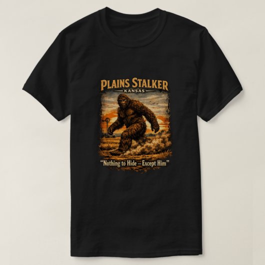 ビッグフット・サスクワッチ Tシャツ (デザイン正面)