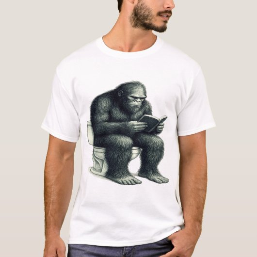 ビッグフット トイレ Tシャツ (正面)