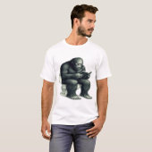 ビッグフット トイレ Tシャツ (正面フル)