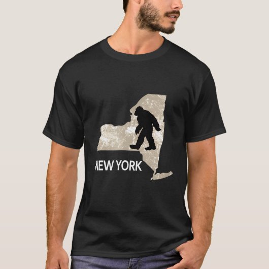 ビッグフット ニューヨーク大好きです Tシャツ (正面)