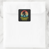 ビッグフット ハイド・アンド・シークの達人 おもしろTシャツ スクエアシール (バッグ)