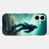 ビッグフット・ハウリング・アット・ザ・ムーン Case-Mate iPhoneケース (裏面 (横))