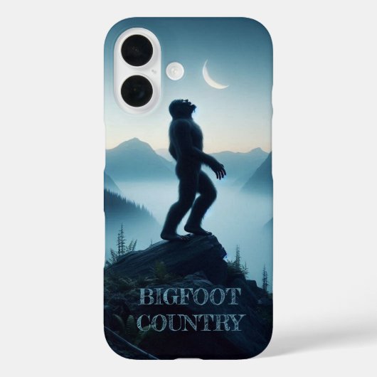 ビッグフット・ハウリング・アット・ザ・ムーン Case-Mate iPhoneケース (裏面)
