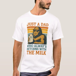 ビッグフット・パパは、常に戻る来パパだ Tシャツ