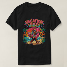 ビッグフット ビーチパラダイス バケーション ヴァイブス サマー Tシャツ