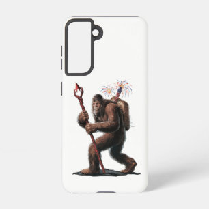 ビッグフット・ファイヤーワークス 7月4日 アメリカ国旗 サスクワッチ SAMSUNG GALAXY S21ケース