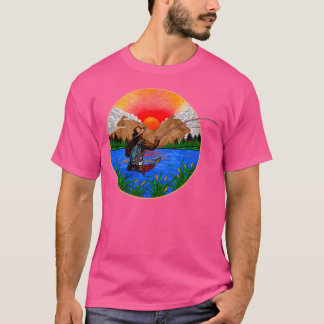 ビッグフット フィッシング Tシャツ