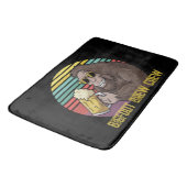 ビッグフット・ブルー・クルー バスマット (アングル)